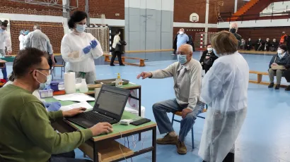 Iako je bilo pozvano 500 građana na cijepljenje, nisu se svi odazvali/Foto: Martina Čapo