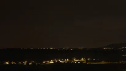 Pogled prema Međunarodnom parku tamnog neba "Vrani kamen"/Foto: Dunja Županić