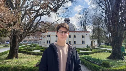Daruvarčanin Filip Radić prvi i zasad jedini koji se &scaron;koluje za orgulja&scaron;a u Daruvaru/Foto: Daria Marković
