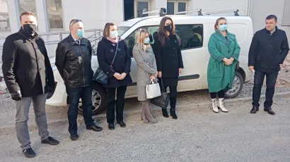 Aktualna gradska vlast s članovima EU tima/ Foto: Deni Marčinković