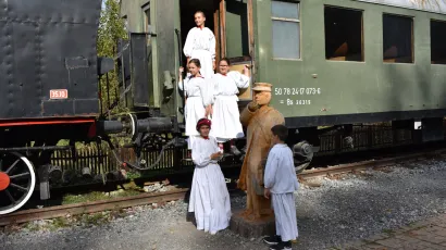 Vlak u snijegu interesantan je svim dobnim uzrastima, no krajnje je vrijeme da se obnovi, smatraju u Općini/Foto: Matej Tro&scaron;ćan