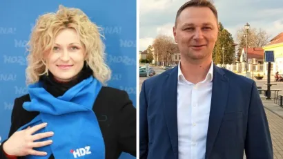 Marija Jungić i Marko Maru&scaron;ić/Foto: HDZ/MojPortal.hr