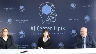 Gradonačelnica Pleternice Antonija Jozić, ministrica Nata&scaron;a Trami&scaron;ak i gradonačelnik Lipika Vinko Kasana/Foto: Compas.hr