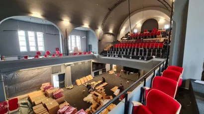 Bjelovarski Dom kulture uskoro će biti svečano otvoren, gradonačelnik očekuje da će to biti početkom svibnja/Foto: Dario Hrebak