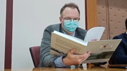 Autor monografije Željko Karaula/ Foto: Deni Marčinković