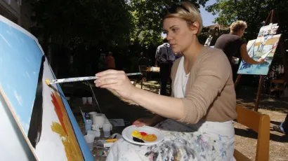 Slikarske radionice vrlo su popularne diljem Hrvatske/Foto: Ivo Ravlic/CROPIX (ilustracija)
&nbsp;