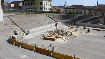 U tijeku su radovi na sanaciji borili&scaron;ta Sokol/Foto: Daria Marković