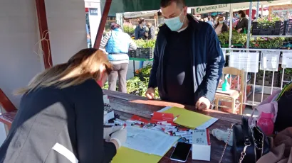 Dario Hrebak potpisao je kandidacijsku listu SDP-ovoj Antoneti Đokić/ Foto: Deni Marčinković