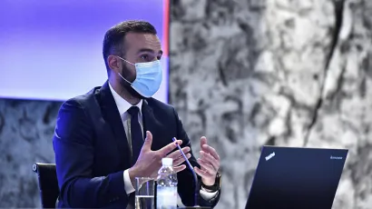 Ministar rada, mirovinskoga sustava, obitelji i socijalne politike Josip Aladrović/Foto: Ronald Gor&scaron;ić/CROPIX