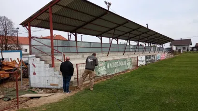 Stara tribina bit će sru&scaron;ena, a na njenom mjestu izgradit će se nova/ Foto: Deni Marčinković
