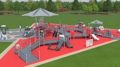 Ovako bi trebalo izgledati dječje igrali&scaron;te na Petrovom vrhu/Foto: Grad Daruvar