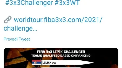 Lista prvih &scaron;est ekipa koje su prije &scaron;est dana potvrdile dolazak u Lipik/Foto: Twitter