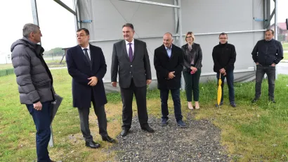 Projekt Distributivnog centra predstavljen je na prostoru Bjelovarskog sajma/Foto: Branka Sobodić