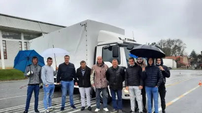 Za disciplinu Vožnja motornog vozila, učenik 3.p razreda Robert Jaković pod mentorstvom Igora Lujanca osvojio je prvo mjesto/Foto: Tehnička &scaron;kola Daruvar