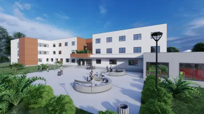 Vizualizacija budućeg učeničkog doma u Daruvaru