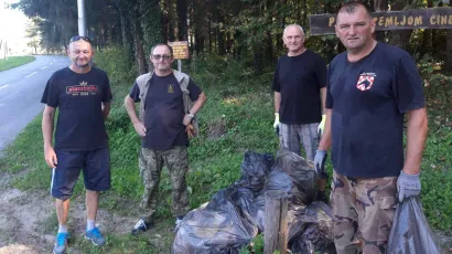 Pro&scaron;logodi&scaron;nja akcija Zelene čistke na kojoj daruvarska HVIDR-a redovito sudjeluje/Foto: Kre&scaron;imir Ivančić