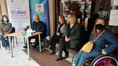 Djelatnici i članovi Udruge tjelesnih invalida Bjelovar/ Foto: Deni Marčinković