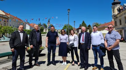 Predsjednik HSLS Dario Hrebak obi&scaron;ao je Daruvar/ Foto: HSLS