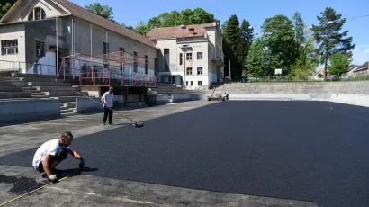 Radovi na stadionu Sokol/Foto: Grad Daruvar