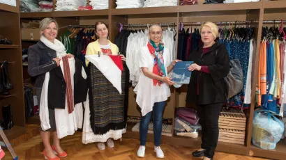 Lidija Premec biv&scaron;a voditeljica HKUD-a Lahor, Jitka Janota Doležal potpredsjednica Če&scaron;ke besede Daruvar, Željka Zadro predsjednica Če&scaron;ke besede Daruvar i Vanda Cegledi zamjenica gradonačelnika Daruvara/Foto: Grad Daruvar