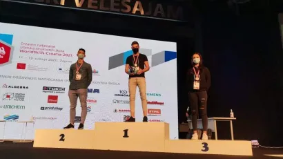 Ljubi&scaron;a Prodana, učenik Tehničke &scaron;kole Daruvar za Pomoćnog kuhara i slastičara osvojio je zlato na Državnom natjecanju učenika strukovnih &scaron;kola - WorldSkills Croatia 2021/Foto: Tehnička &scaron;kola Daruvar