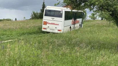 Lopov je autobus ostavio na poljskom putiću kod naselja &Scaron;emovci u Koprivničko &ndash; križevačkoj županiji/Foto: Podravski.hr