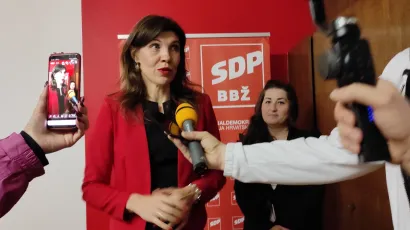 SDP-ova Sandra Frčo očekuje da HDZ-ov Marko Maru&scaron;ić govorenjem istine zaustavi političku trgovinu/Foto: Martina Čapo