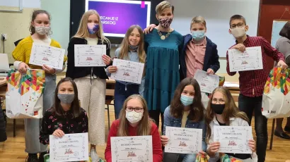 Zajednička fotografija natjecatelja i mentorice/Foto: Dolores &Scaron;olaja