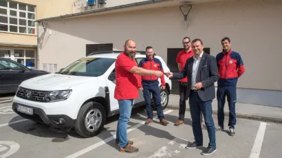 Predaja ključeva automobila/Foto: Grad Daruvar