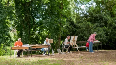 Krenula je likovna kolonija &bdquo;Wine&amp;Art&ldquo;/Foto: Predrag Uskoković