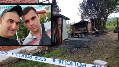 U stravičnom požaru u Puričanima kod Bjelovara smrtno su stradali najbolji prijatelji Luka i Mario/Foto: Facebook