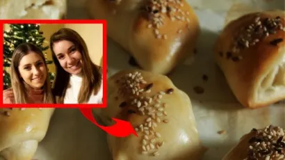 Sestre Klobučar napravile su domaće kiflice na svoj, zdravi, način/Foto: Martina Klobučar