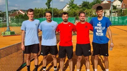 Igrači HATK Daruvar nakon pobjede protiv TK Đakovo/Foto: HATK Daruvar