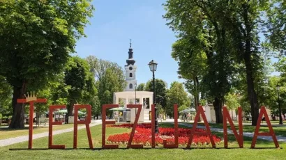 Sredi&scaron;te grada posebno je uređeno za nadolazeću Terezijanu/ Foto: Deni Marčinković