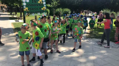 Na Cvjetnom korzu sudjelovala je i IV. O&Scaron; Bjelovar/Foto: MojPortal.hr