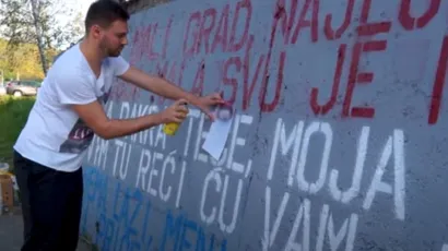 Mural je dio obilježavanja 26. obljetnice VRO Bljesak/Foto: Screenshot