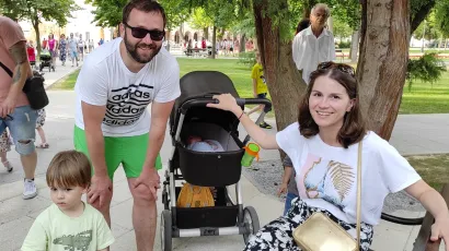 Obitelj Maletić prvi je put u četvero na Terezijani/Foto: Martina Čapo