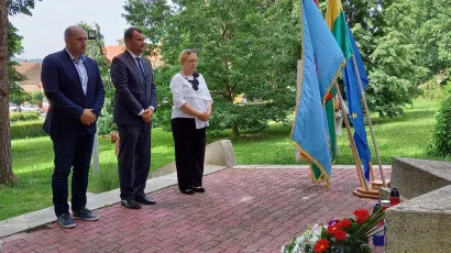 Vladimir Bilek, Damir Lneniček i Vanda Cegledi/Foto: Daria Marković