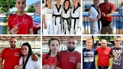 Čak sedam medalja s kadetskog i juniorskog prvenstva Hrvatske stiglo je u Omegu Bjelovar/Foto: Facebook Taekwondo klub Omega Bjelovar