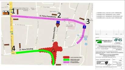 Regulacija prometa (kliknite na fotografiju za veći prikaz)/Foto: Grad Daruvar