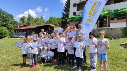 Djeca su već bila na Omanovcu koji ima odlične uvjete za ovakav oblik rekreacijeFoto: Pakrački list