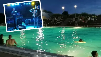 Osim koncerta poplanih Joksa, posjetitelji su uživali u noćnom kupanju/Foto: Compas.hr