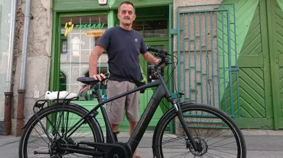 Vladimir Tessari, inicijator biciklijade/Foto: Mario Barać