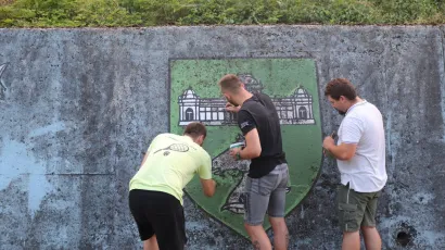 Udruga djece branitelja Domovinskog rata Pakrac &ndash; Lipik poznati su po brojnim volonterskim akcijama, ali i grafitima kojima ukra&scaron;avaju Lipik i Pakrac/Foto: Compas.hr