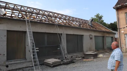 Gradonačelnik Lipika Vinko Kasana obi&scaron;ao je radove na rekonstrukciji "Narodnih kupki" i na gradili&scaron;tu "Vile dobre vode"/Foto: Compas.hr