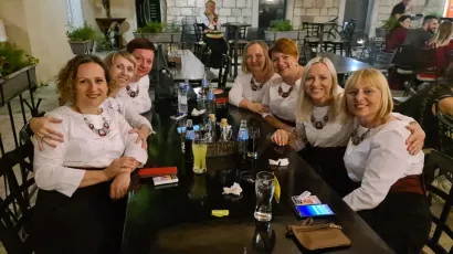 Ponosne članice klape/Foto: Klapa Stentoria