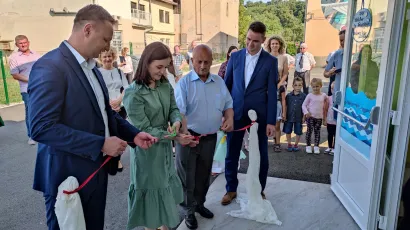 Svečanim rezanjem vrpce, novi vrtić i službeno je otvoren/ Foto: Deni Marčinković