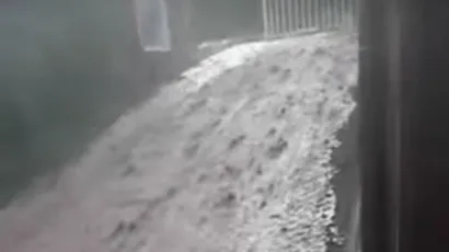 Bujica je iznenadila ljude u Vinogradima/Foto: čitatelj