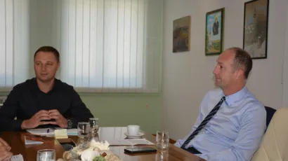 Bjelovarsko-bilogorski župan Marko Maru&scaron;ić i ravnatelj HZMO-a Ivan Serdar/Foto: BBŽ