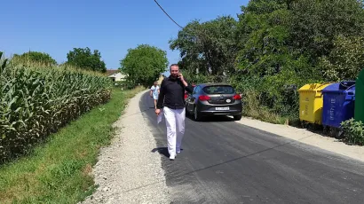 Ulica kneza Vi&scaron;eslava u Ždralovima nakon kompletne rekonstrukcije je asfaltirana/Foto: Martina Čapo